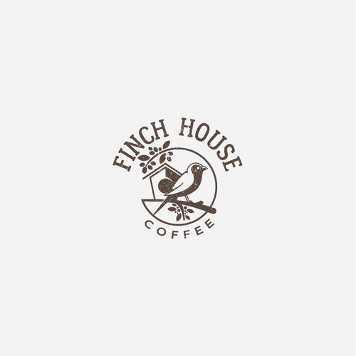 Tea brand with the title 'Finch House Coffee'