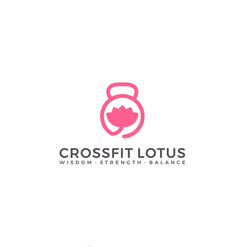 Lotus design with the title 'crossfit lotus'