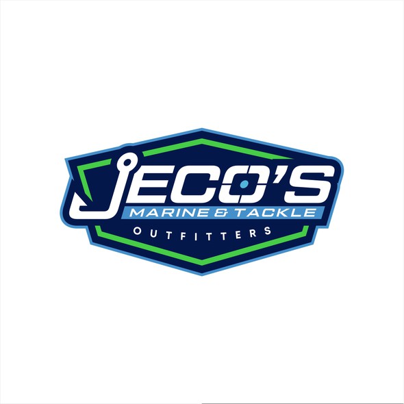 Outfitters logo with the title 'Winner of Jeco's marine & tackle'