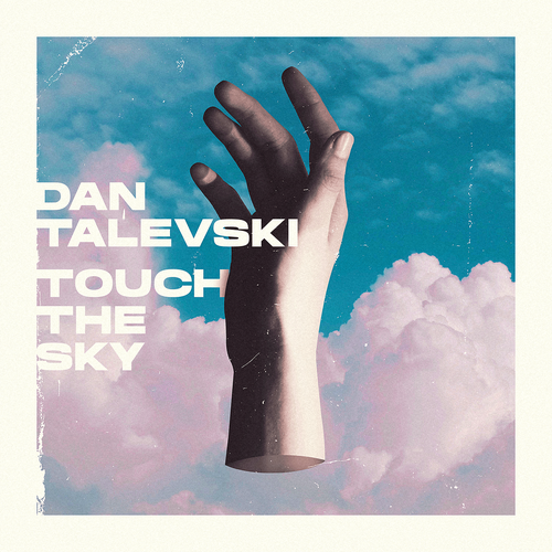 Single design with the title 'Touch The Sky (Single Cover)'