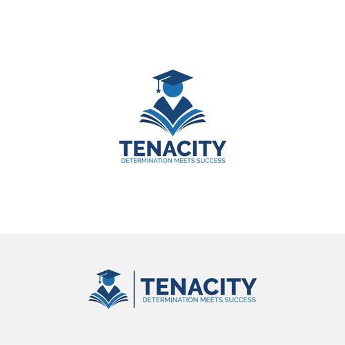 Tutoring logo with the title 'Tenacity Educational Logo Design. '