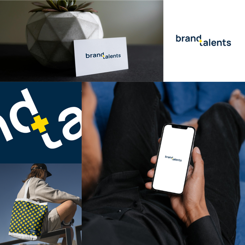 Digital agency logo with the title 'brandtalents'