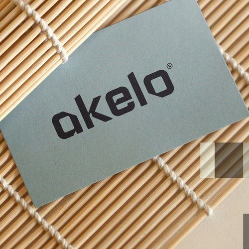 Technology logo with the title 'Akelo'