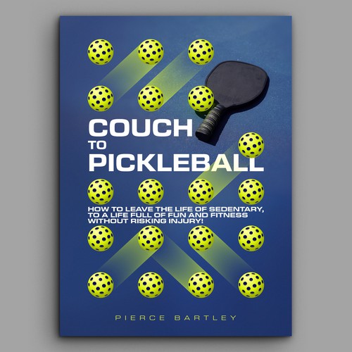 Couch design with the title 'Book Cover for Pickleball Couching'