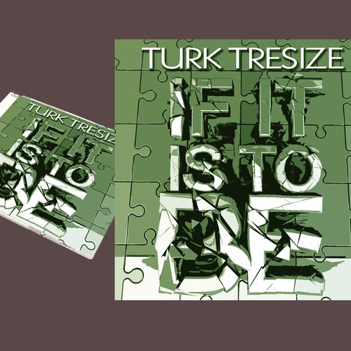 CD illustration with the title 'CD cover'