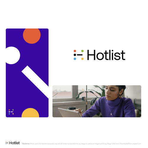 Hiring design with the title 'H is a Hotlist'