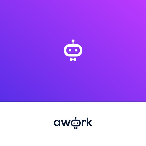 Tie logo with the title 'awork'