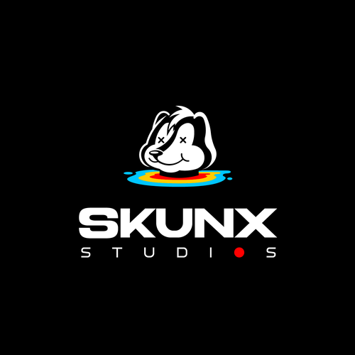 YouTube logo with the title 'logo for a YouTube studio - Skunx studios'