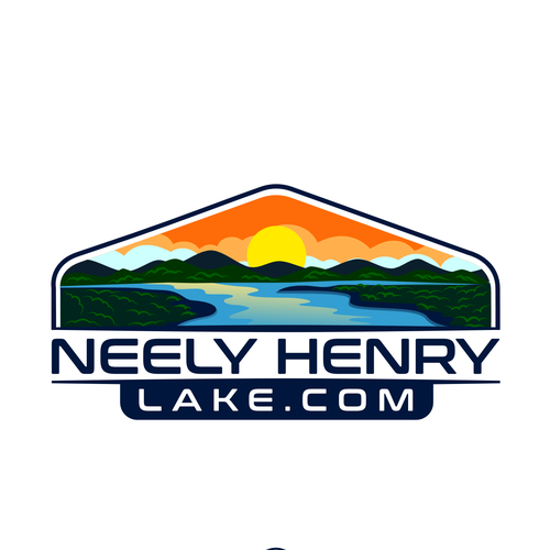 Lake logo with the title 'Neely Henry Lake.com'