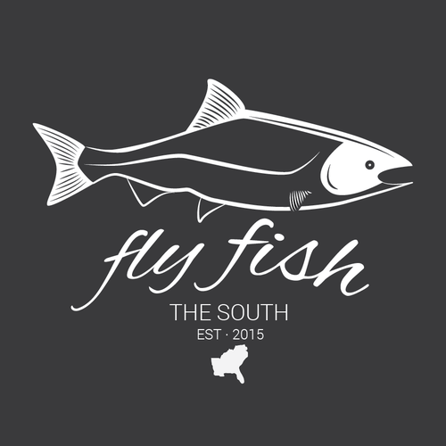 Fish logo with the title 'Fishing Blog: Fly Fish The South'