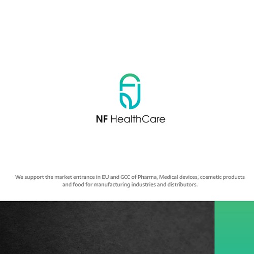 Pharmaceutical design with the title 'Medical and Healthcare Logo'