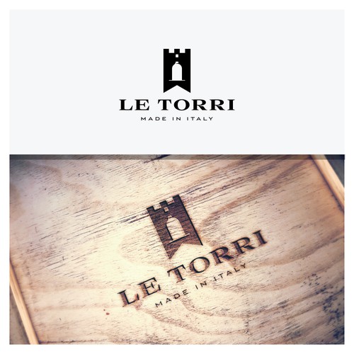 Restoration design with the title 'Le Torri'