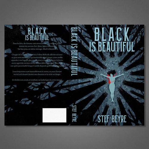 Thriller book cover with the title 'Book Cover Design'