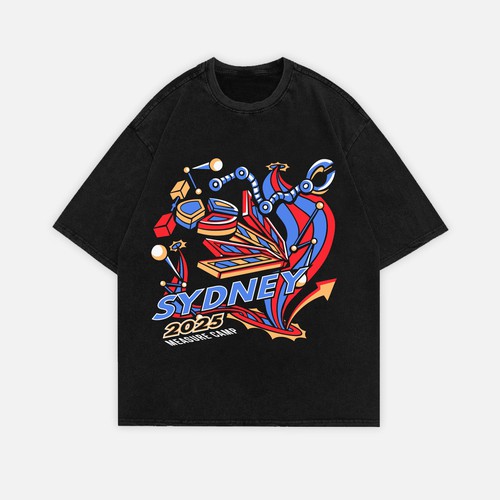 Geometric t-shirt with the title 'Geometric Punk'