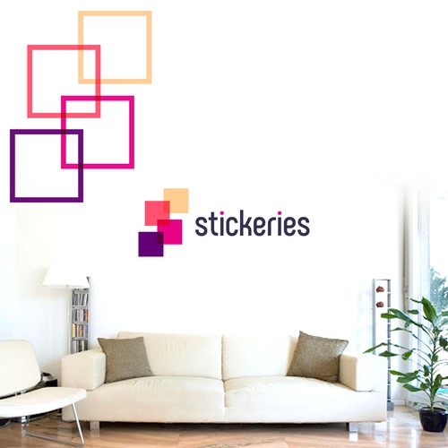 S design with the title 'Stickeries'
