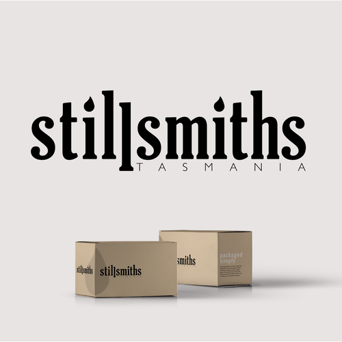 Heritage logo with the title 'Logo concept for Stillsmiths Tasmania'