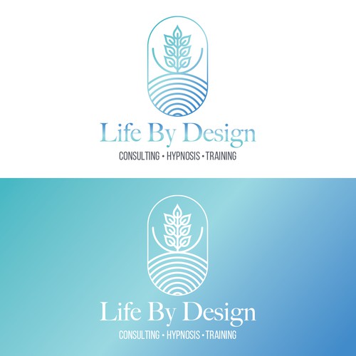 Hypnosis logo with the title 'Life By Design - Consulting, Hypnosis, Training'