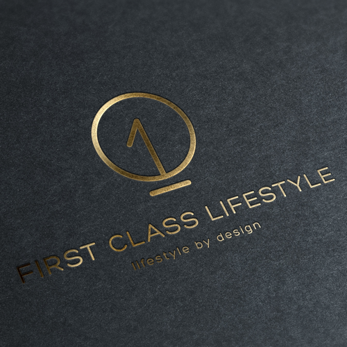Number design with the title 'simple and luxury logo design'