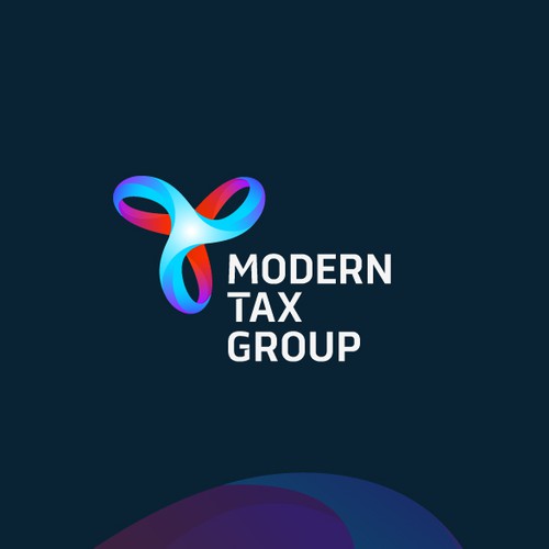 Brave design with the title 'Modern Tax Group logo'