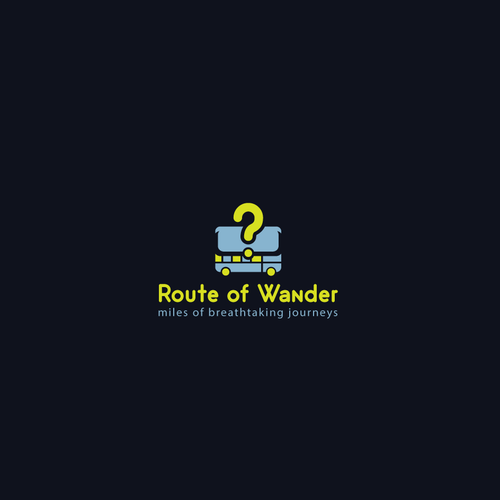 Bus logo with the title 'Route of Wander'