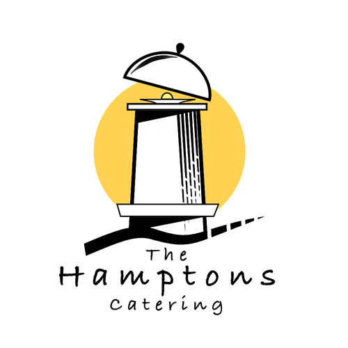 Culinary logo with the title 'Catering logo on seaside'