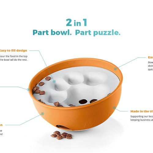 Fun website with the title 'Responsive e-commerce website'