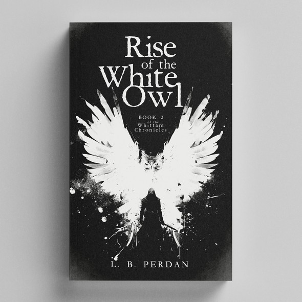 Owl book cover with the title 'Book Cover for Rise Of The White Owl'