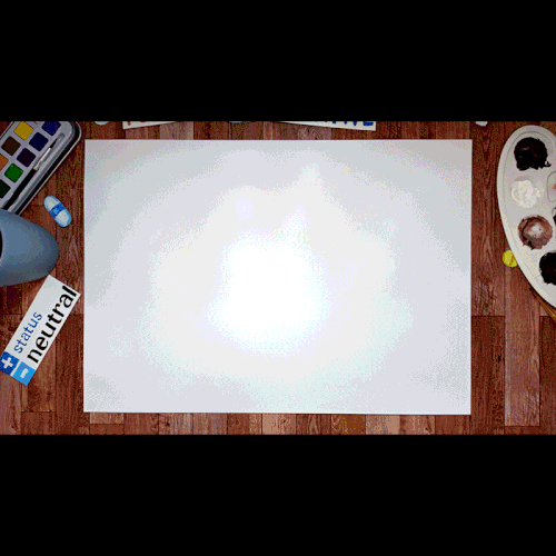 Motion graphics design with the title 'Real recording of Hand Drawing for the video "HIV Status Neutral"'