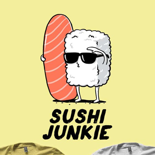 Beach t-shirt with the title 'Ready To Surf'