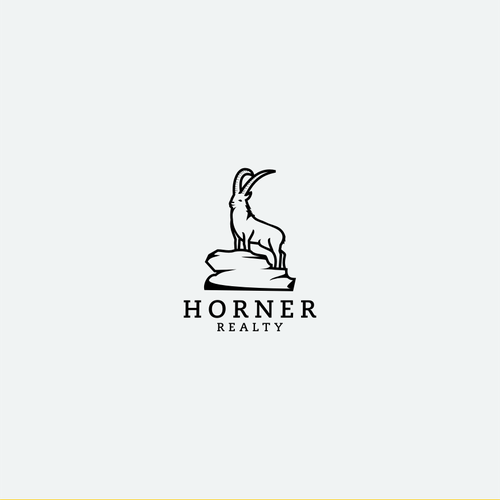 Rock design with the title 'horner realty'