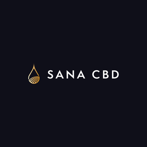 Hemp oil logo with the title 'Sana CBD'