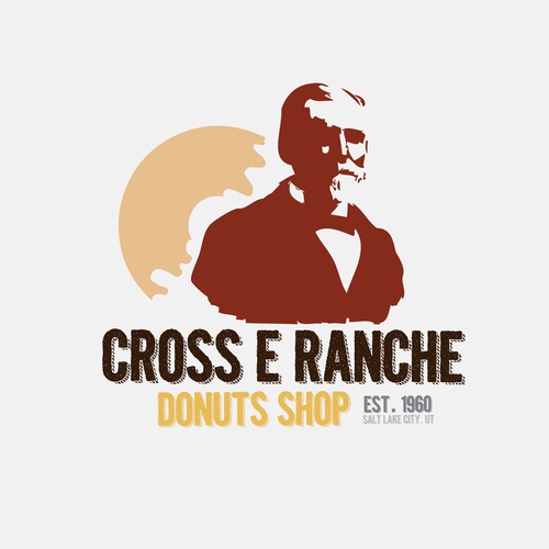 Donut design with the title 'Concept Logo'