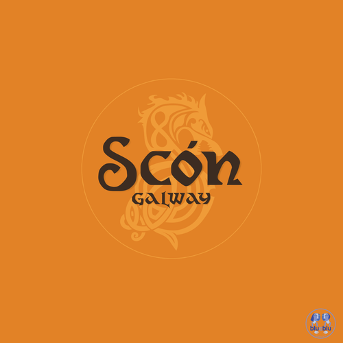 Vintage logo with the title 'Irish Bar'