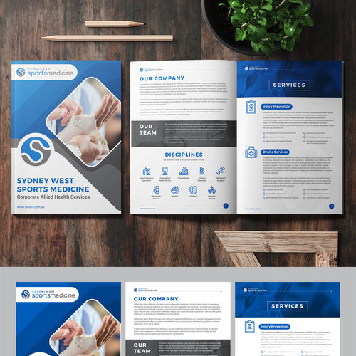 White paper design with the title 'Sports Medicine'