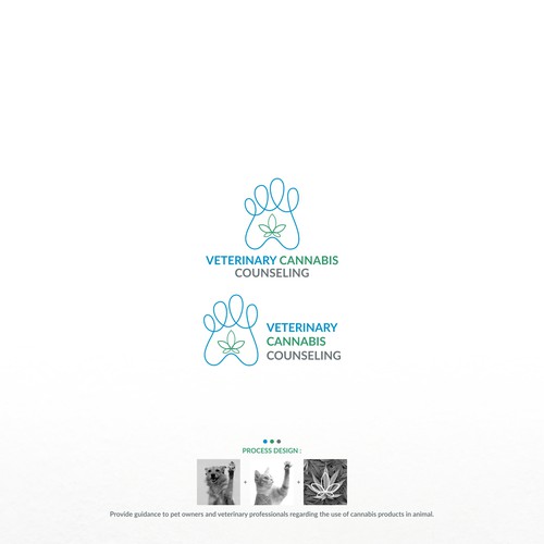 Philosophy design with the title 'Veterinary Cannabis Counseling'