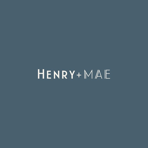Interior design brand with the title 'Henry + Mae'