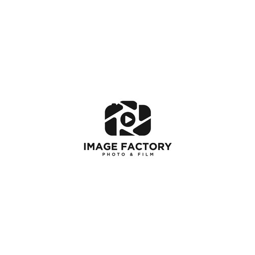 Media logo with the title 'Image Factory Logo Design'
