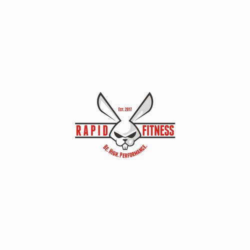 Bunny logo with the title 'Rapid Fitness'