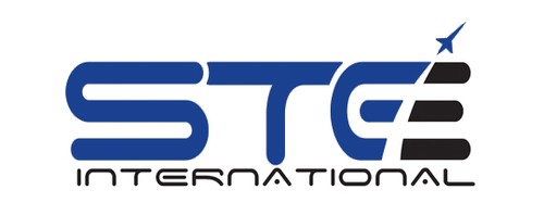 带有“STE International”标题的航空标志