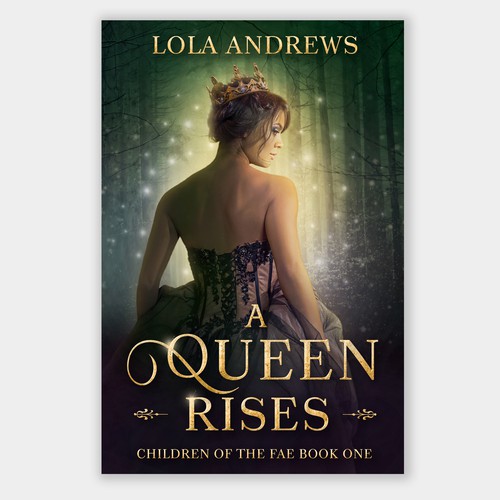 Princess design with the title 'Fantasy Book Cover '