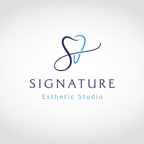 Signature design with the title 'Signature Esthetic Studio Logo'