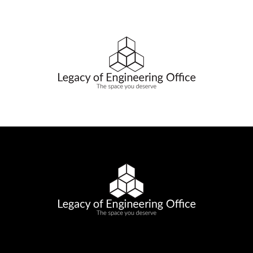 White brand with the title 'Legacy Of Engineering Office'