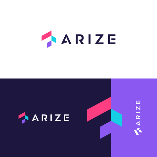 Data brand with the title 'abstract initial A + data tech'