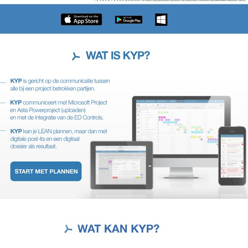 Cool website with the title 'Webpage Layout reDesign for KYP'