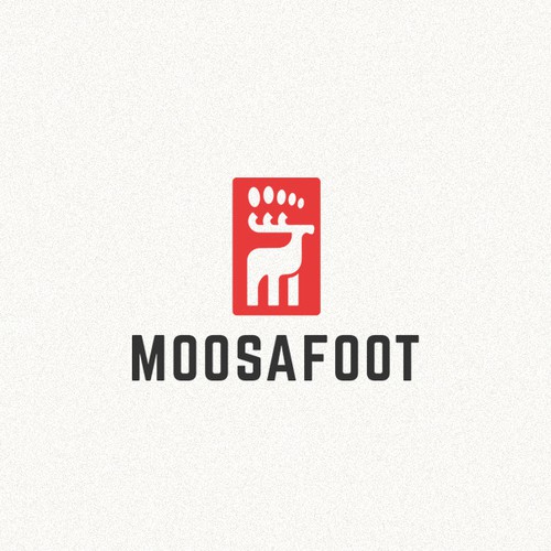 Design with the title 'Moosafoot'