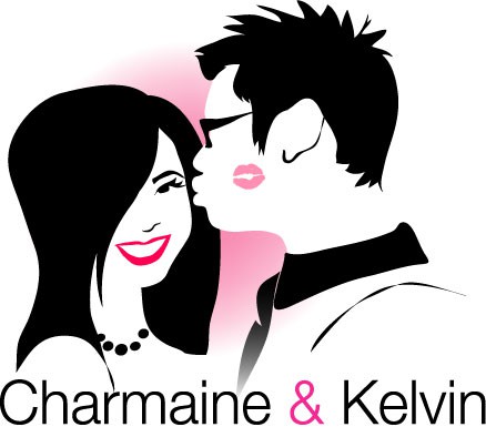 Kiss logo with the title 'Design a Fun Wedding Logo'