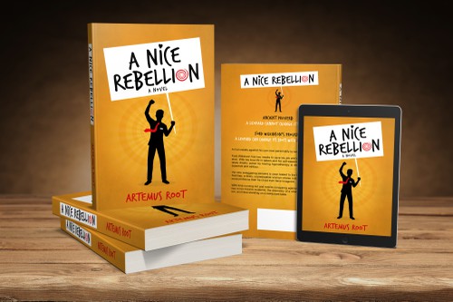 Silhouette book cover with the title 'Book Cover design'