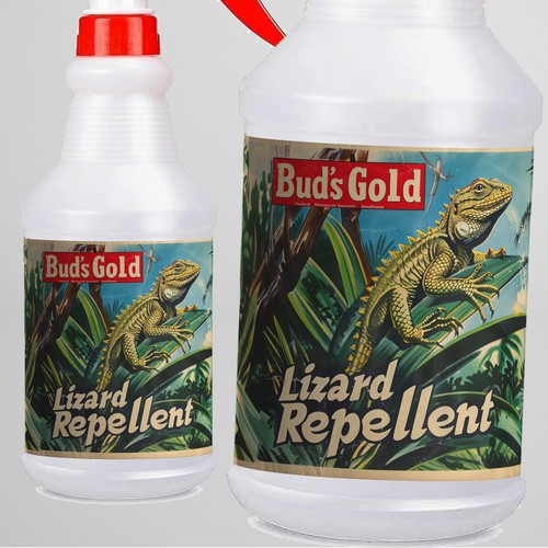 Beer label with the title 'label design'