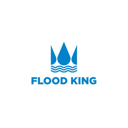Service brand with the title 'FLOOD KING'