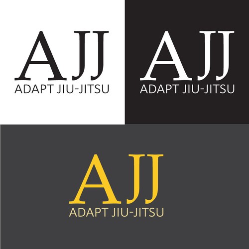 Jiu-jitsu logo with the title 'Stylish logo for a MMA clothing line'